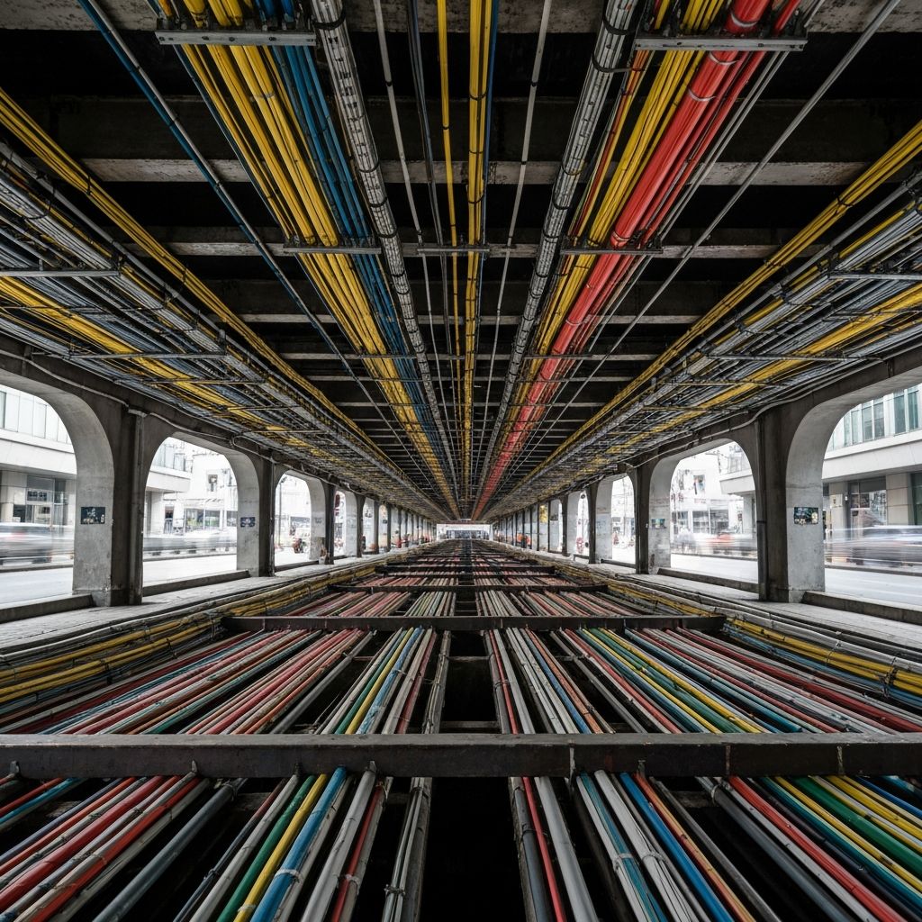 Hyderabad Metro Cable Work